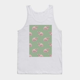 Sphynx Cat Pattern Vintage Retro Style Edit Tank Top